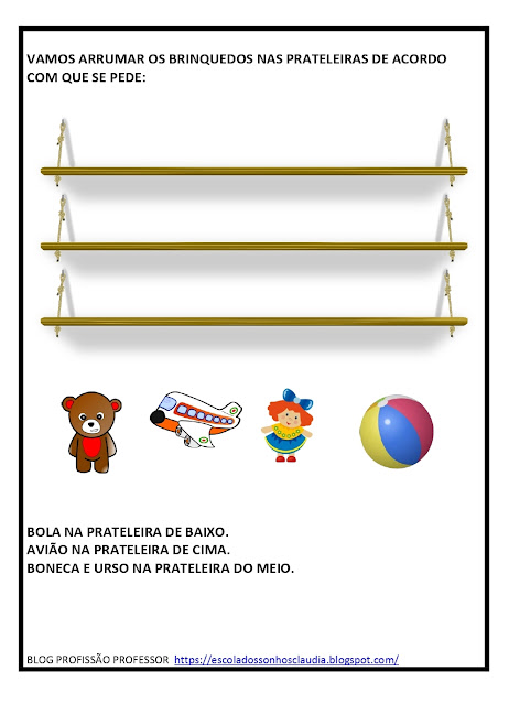 Plano de aula lateralidade - 1º Ano - Alfabetização - BNCC