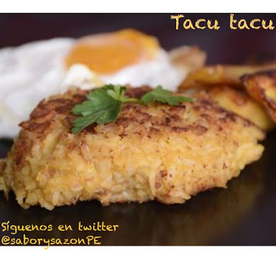 Como preparo un tacu tacu con frejoles huevo y arroz http://comopreparoun.blogspot.com