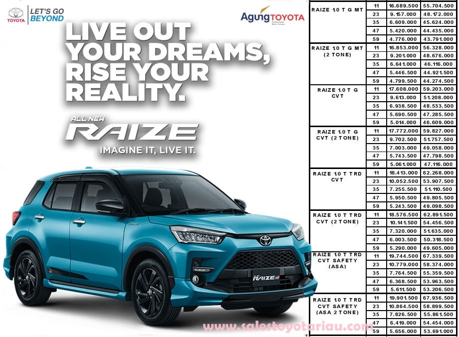 Harga mobil raize