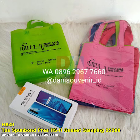 Tas Spunbond Pres HS-H Gusset Samping 25208