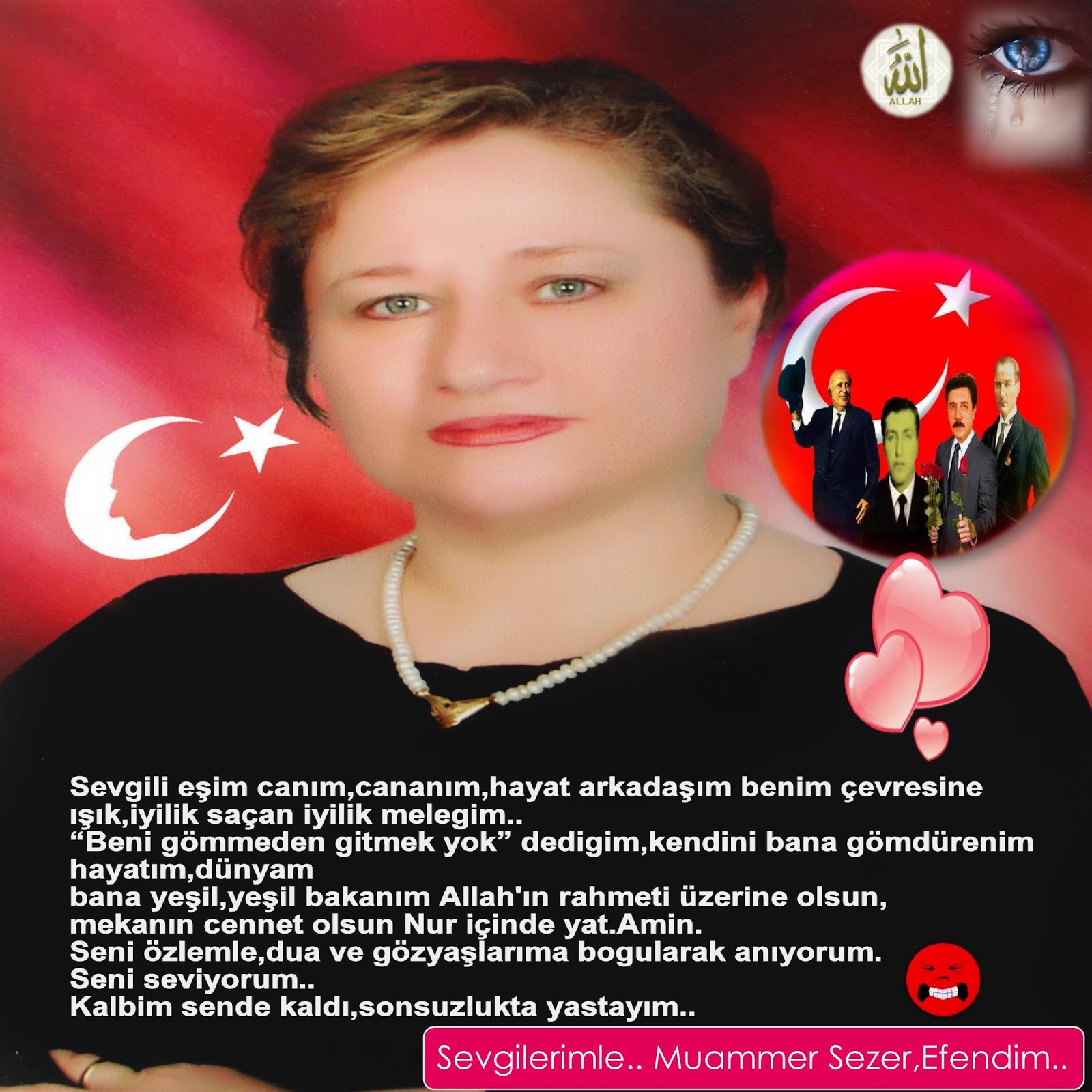 Bir Fatiha dileniyoruz.Buket Turkay,secretaryship