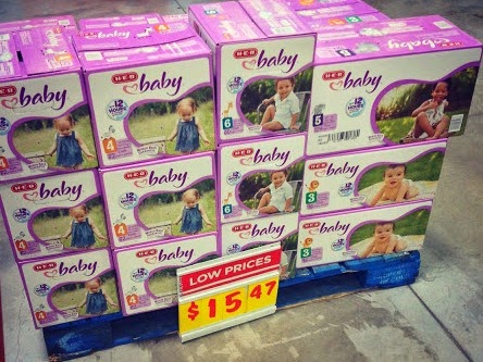 heb brand diapers