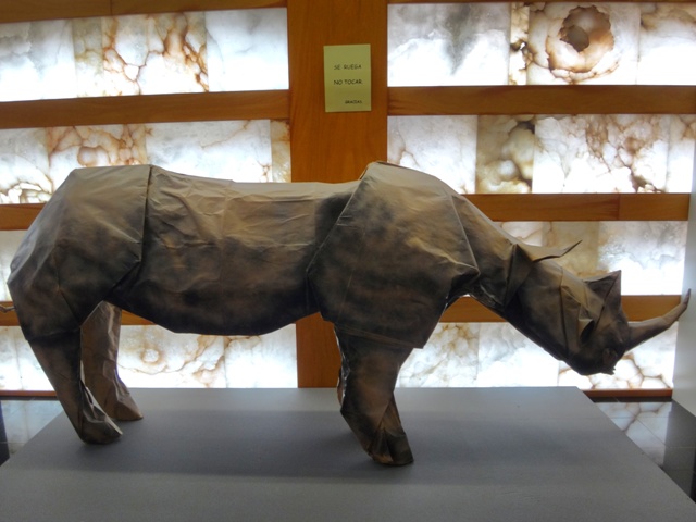 Rinoceronte de Origami