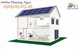 Hệ thống điện năng lượng mặt trời cho hộ gia đình, điện mặt trời áp mái Htdnlmt2