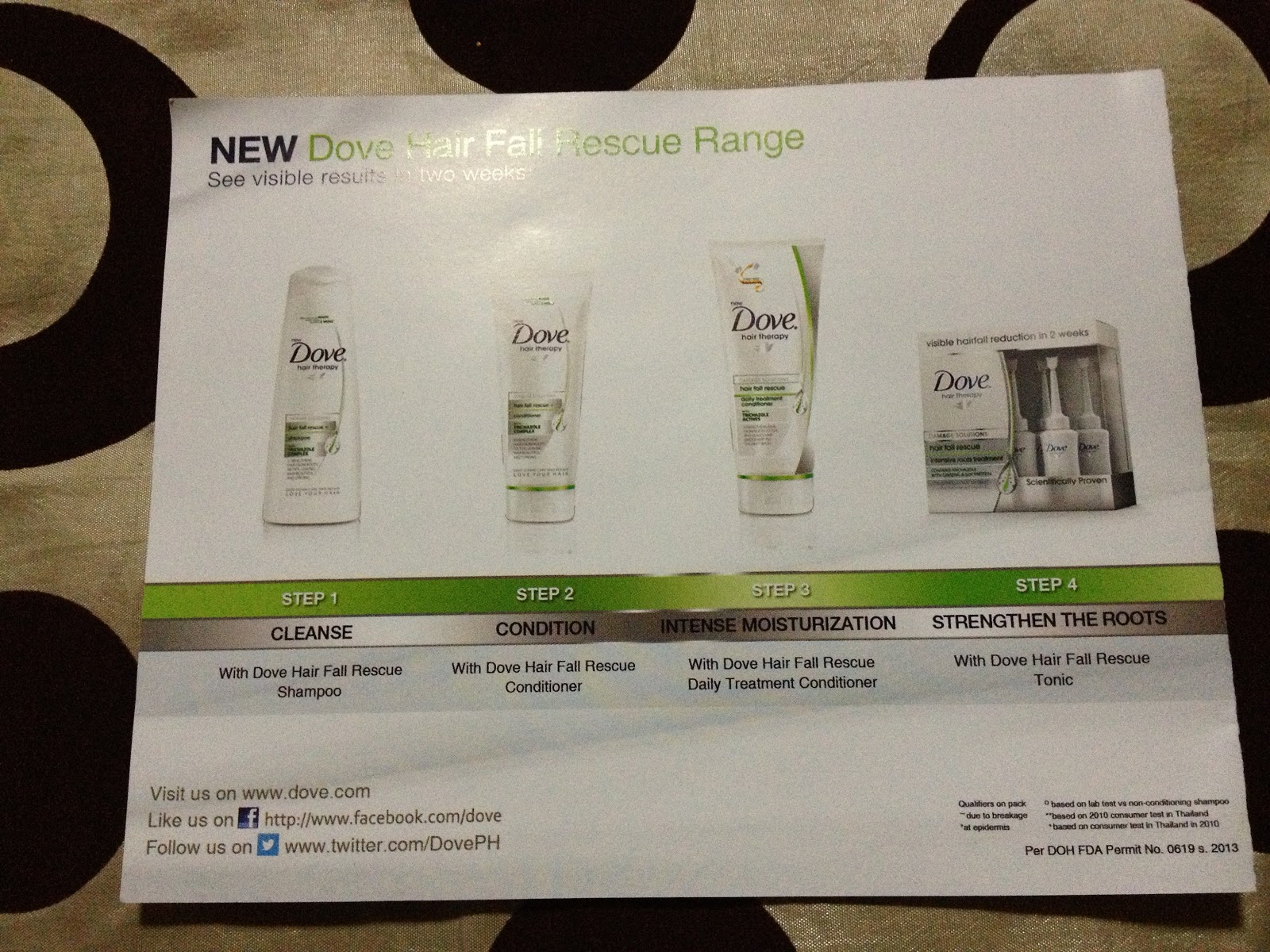 Stylestat: Dove Hair Fall Rescue Range