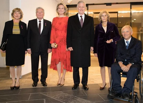 The King and Queen's Berlin visit programe ended with their attendance, Beethoven's Missa Solemnis performance at Berliner Philharmonie concert hall, conducted by Belgian conductor Jan Caeyers