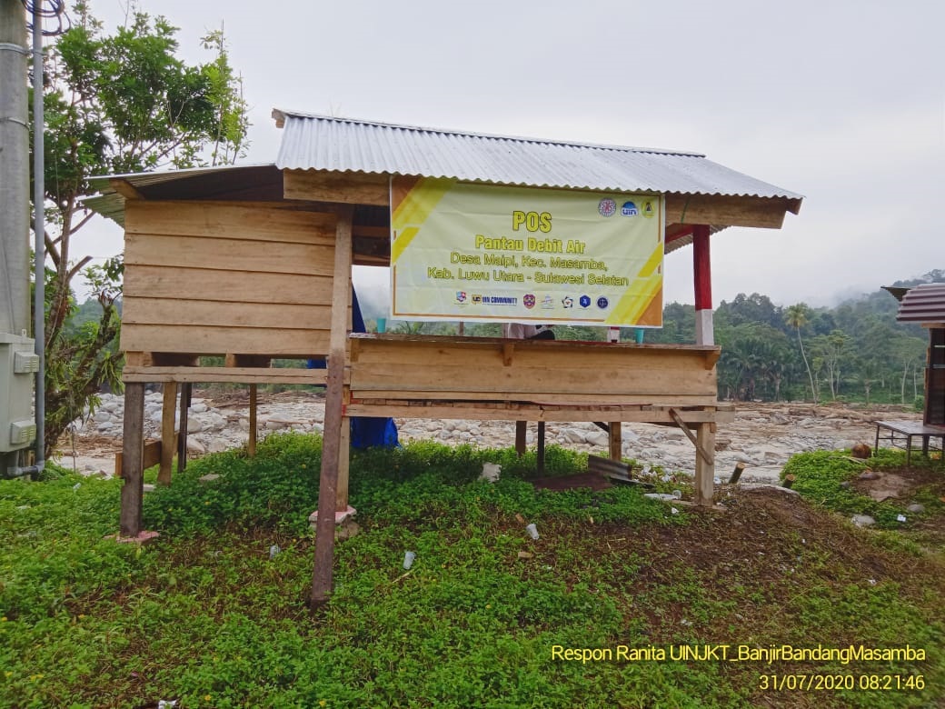 Bantu Pengairan dan Bangun Pos Pantau Debit Air Desa Maipi