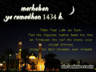 marhaban ya ramadhan 1434 H