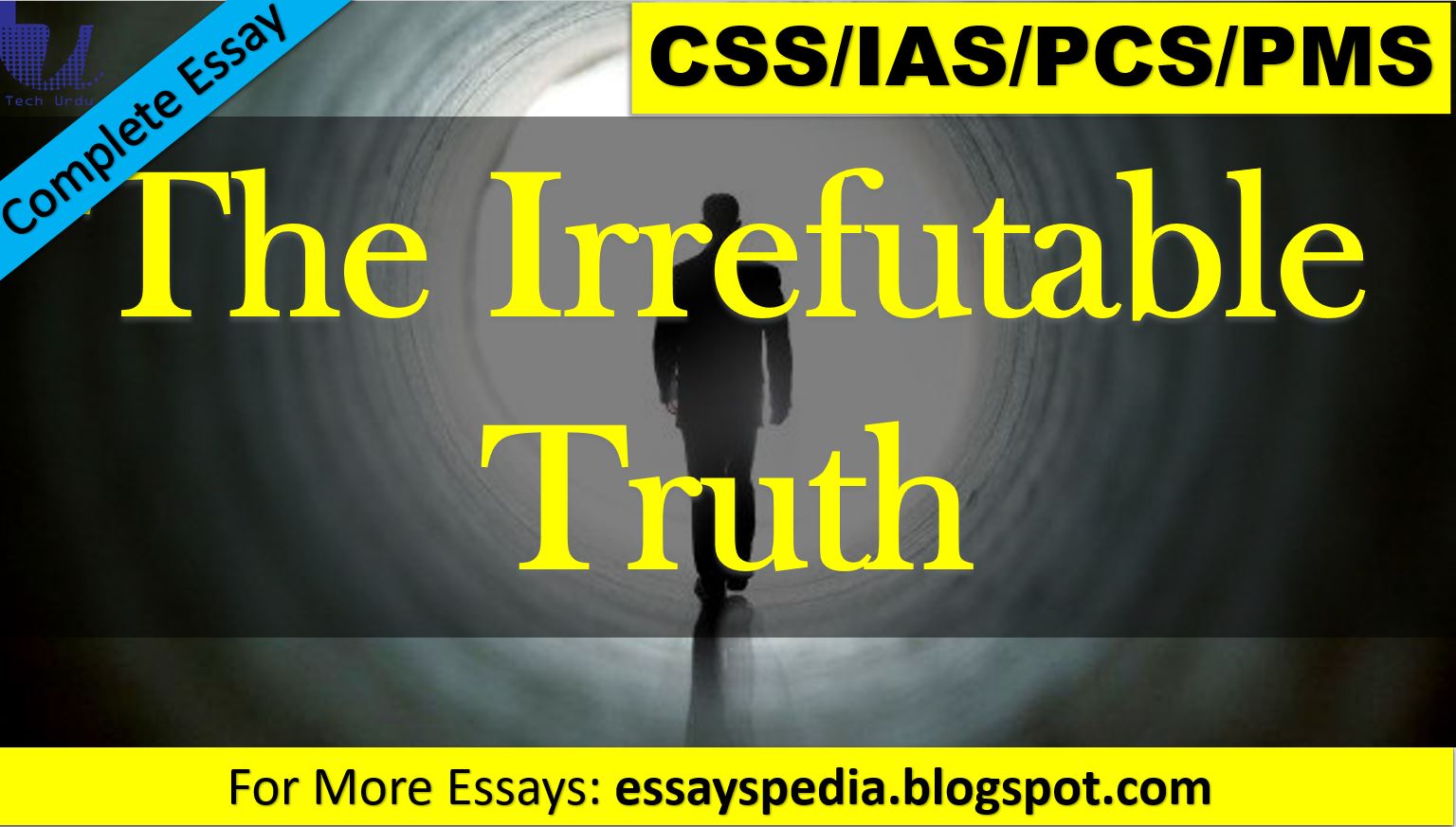 The Irrefutable Truth | Complete Essay with Outline | Essayspedia ...