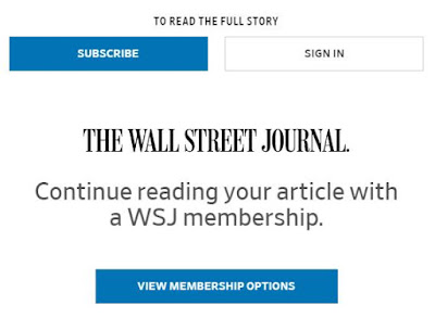 Wall Street Journal Paywall