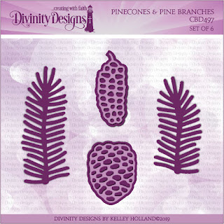 Custom Dies: Pinecones & Pinebranches