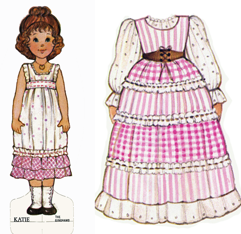 Journey Girls at Beauty of Creating, Inc. (JGBOC) Gingham Paper Dolls