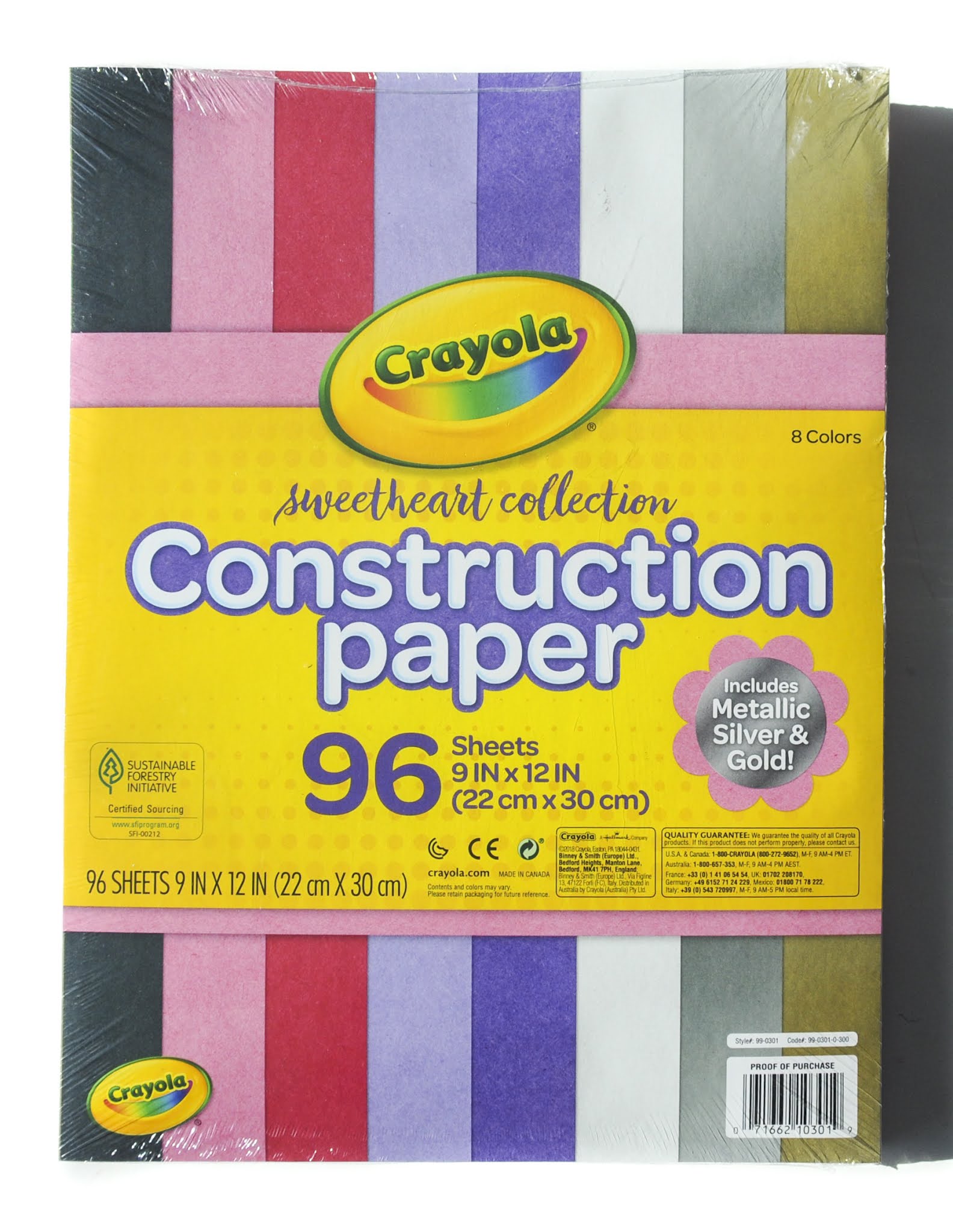 Crayola Construction Paper: What's Inside the Package