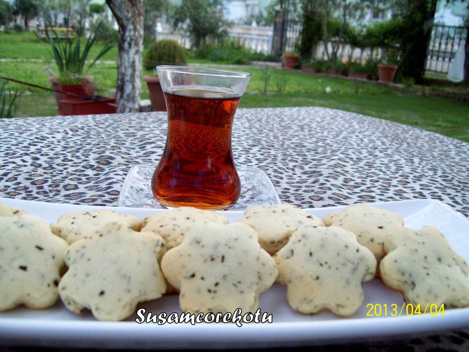 Susam Çörek Otu Denenmiş Tarifler ÇAYLI KURABİYE (earl grey tea ile )
