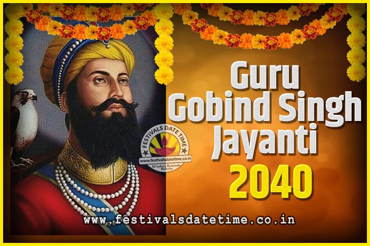 2040 Guru Gobind Singh Jayanti Date and Time, 2040 Guru Gobind Singh ...