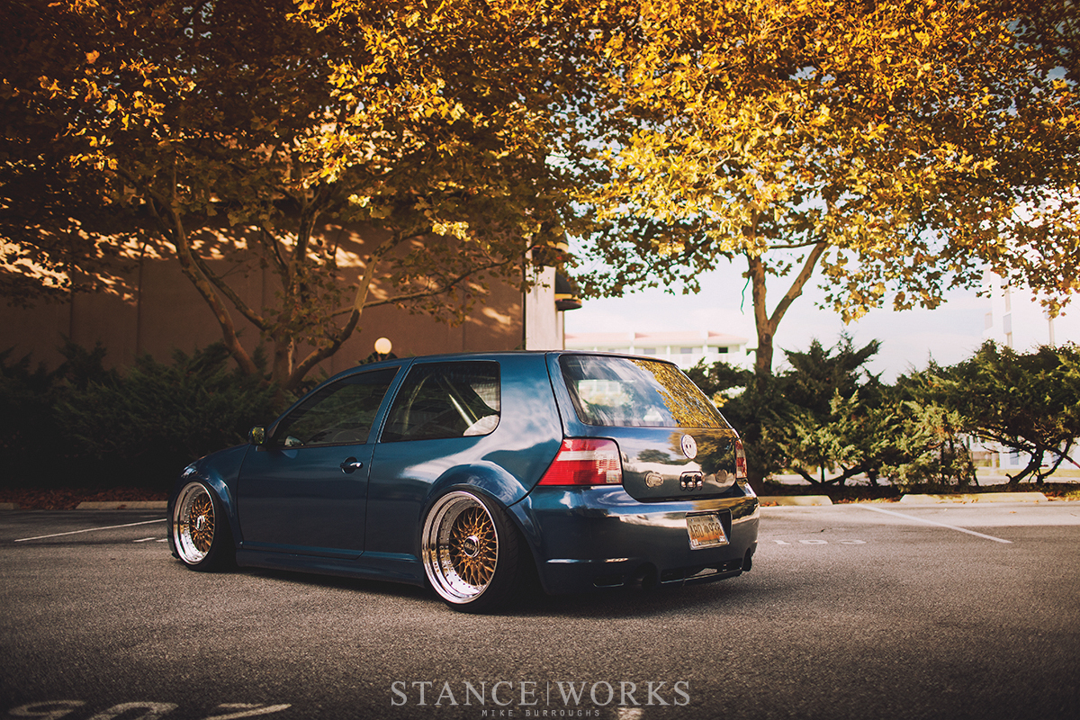 VW Golf 4 stance