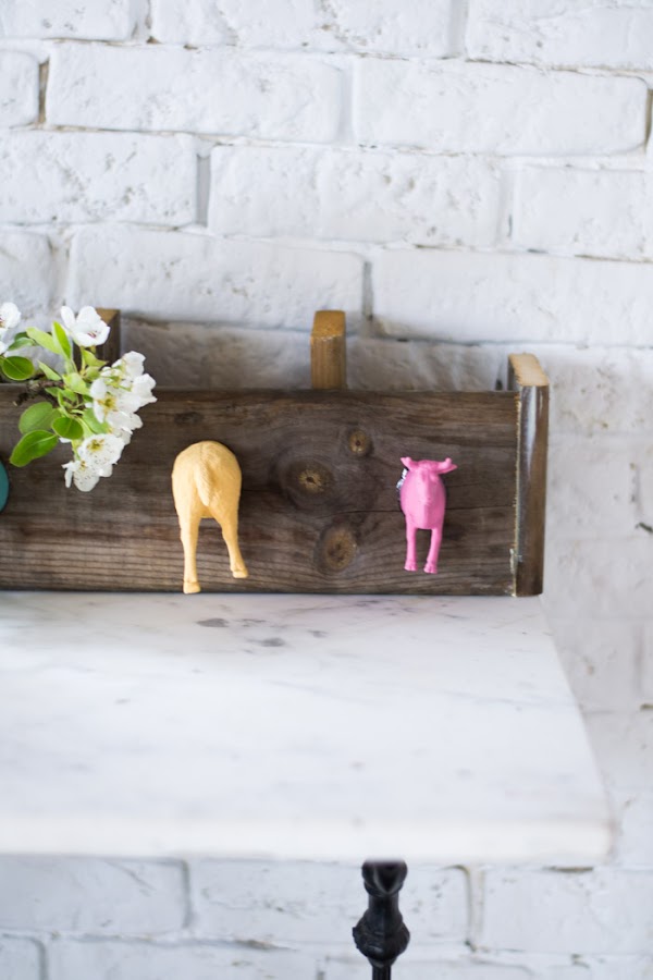 Estantería con compartimentos diy