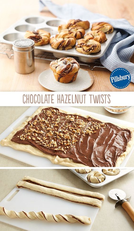 Chocolate Hazelnut Twists Recipe Trends