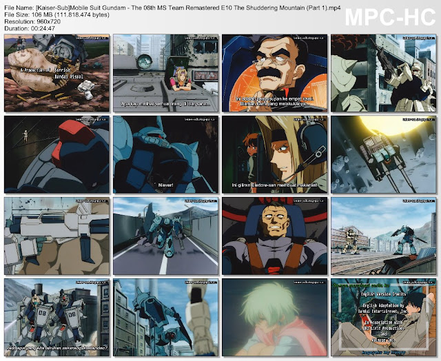 Mobile Suit Gundam: The 08th MS Team Remastered Subtitle Indonesia