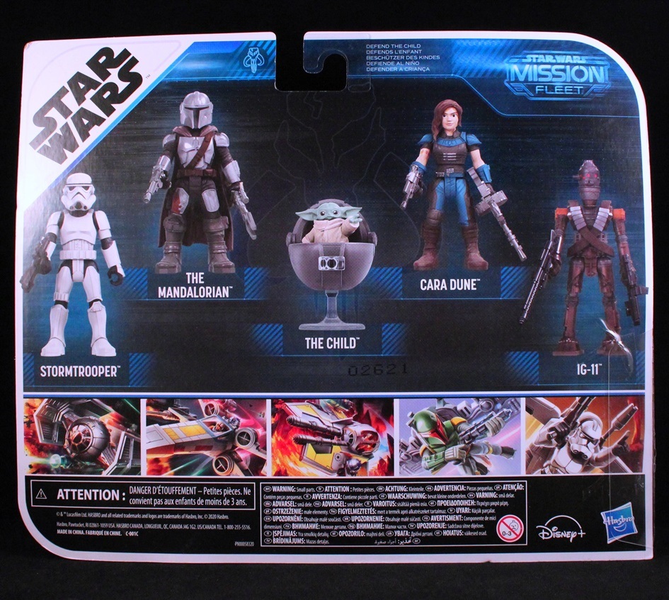 Hasbro Disney Star Wars Mission Fleet CARA DUNE Mandalorian The Child 5-Pack Set