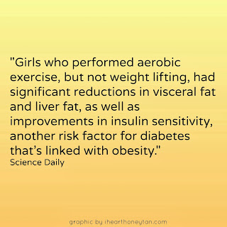 For Obese Teen Girls, Aerobic Exercise May Trump Resistance Training in Health Benefits