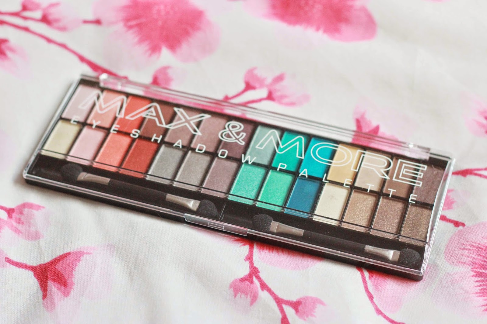 Action MAX & MORE 28 color eyeshadow palette The Budget Life Blog
