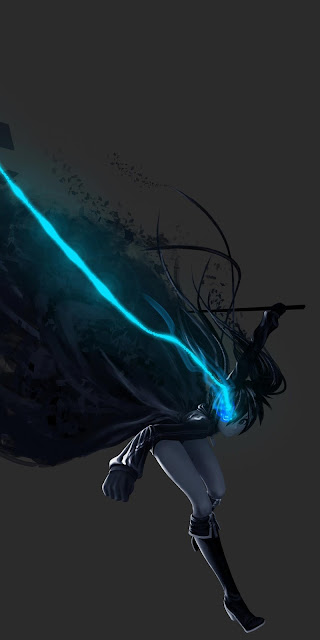 IPhone 4k Black Rock Shooter and desktop wallpaper IPhone 4k Black Rock Shooter and desktop wallpaper