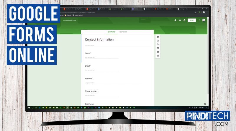 Cara Membuat Formulir Online Via Google Forms Rindi Tech