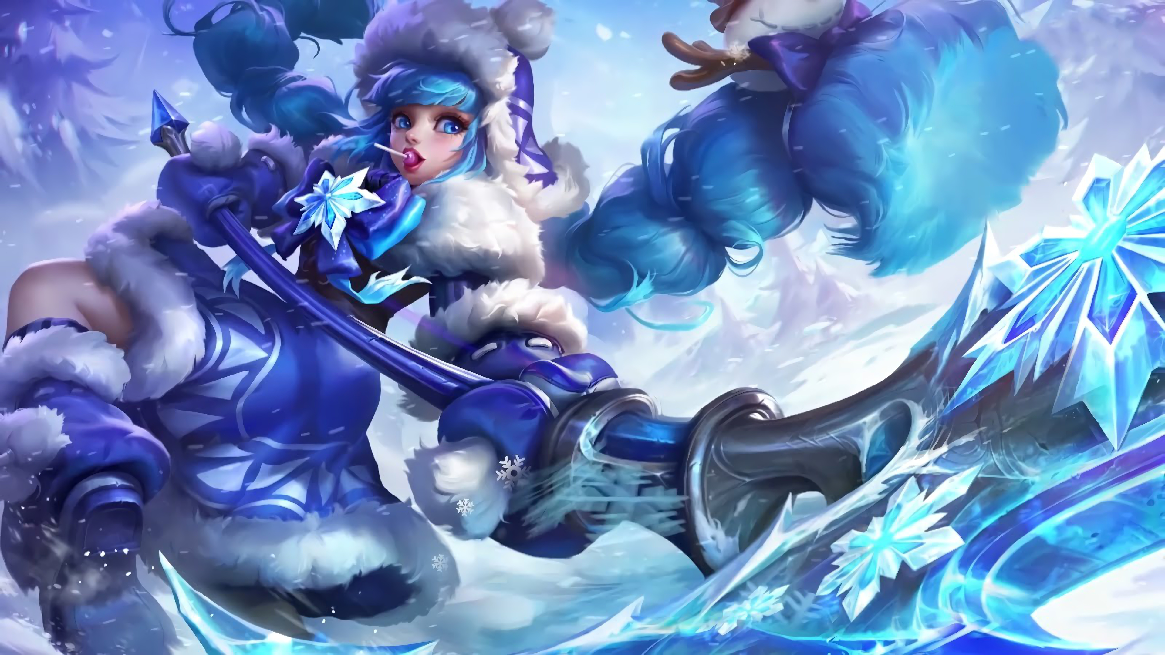 Ruby Edelweiss Skin Mobile Legends 4k Wallpaper 19 Ruby Edelweiss Skin Mobile Legends 4k Wallpaper 19