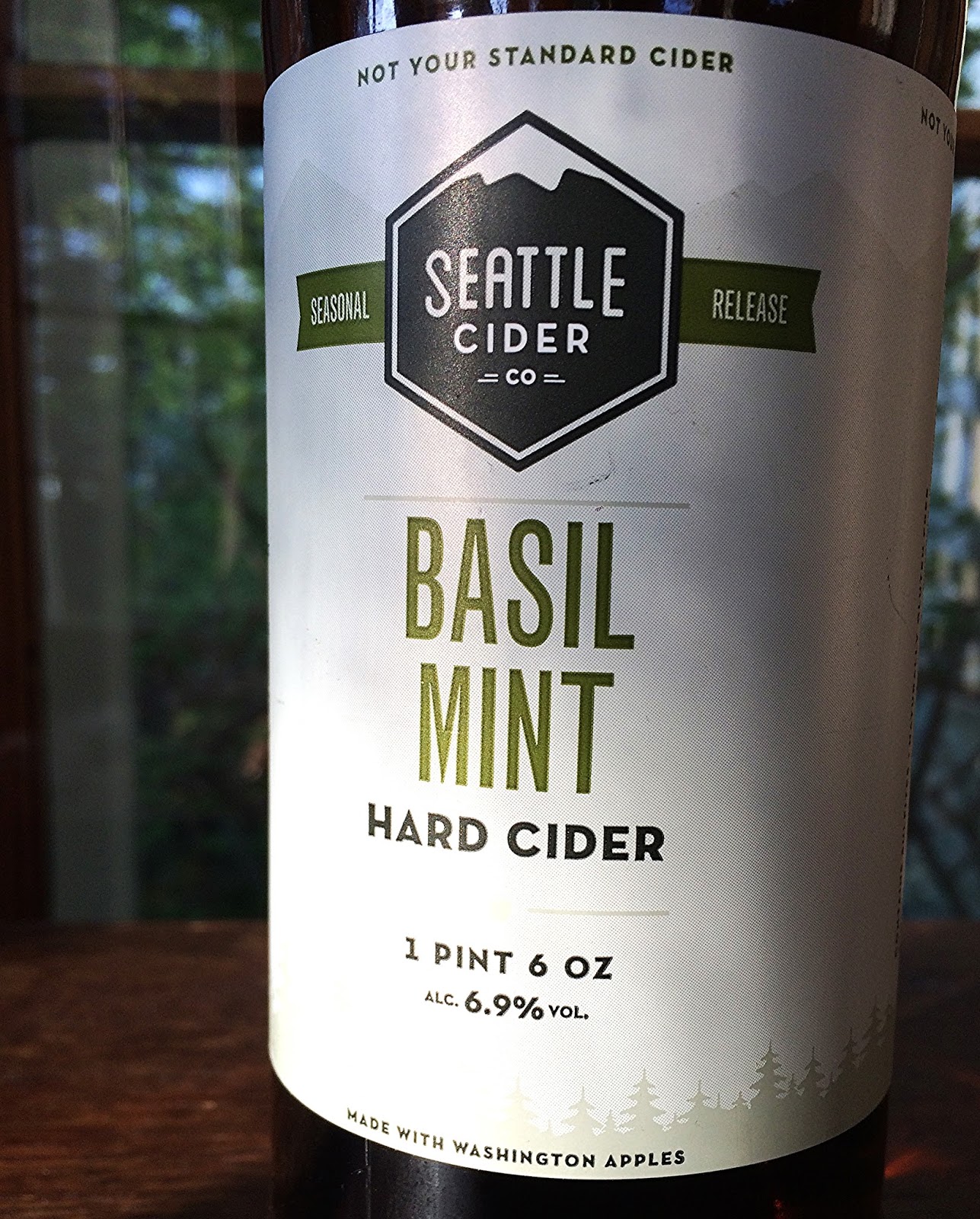 Along Came a Cider Cider Review Seattle Cider Company's Basil Mint