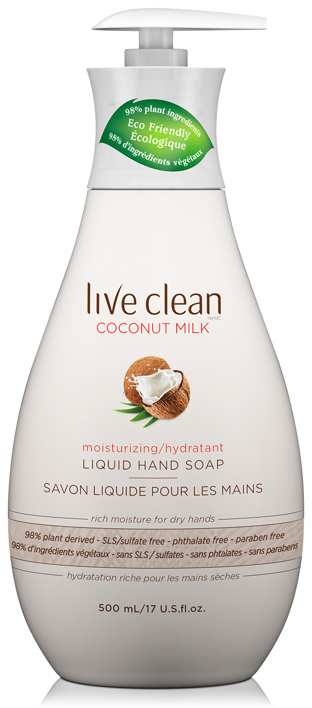 Review Live Clean Body Coconut Milk Body Wash & Liquid Hand Soap 