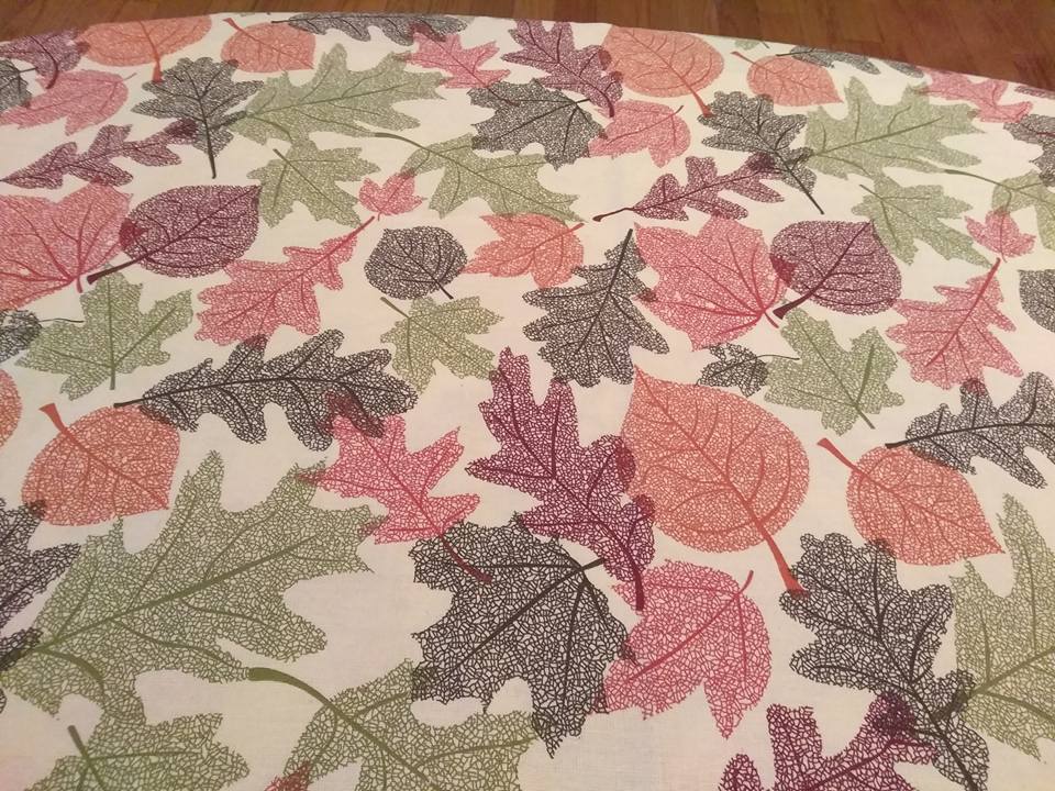 Walk in Creativity Fall leaf Table Cloth