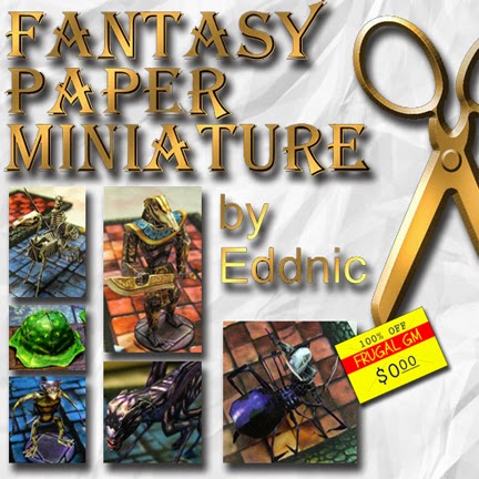Free GM Resource: Fantasy Paper Miniature Blog