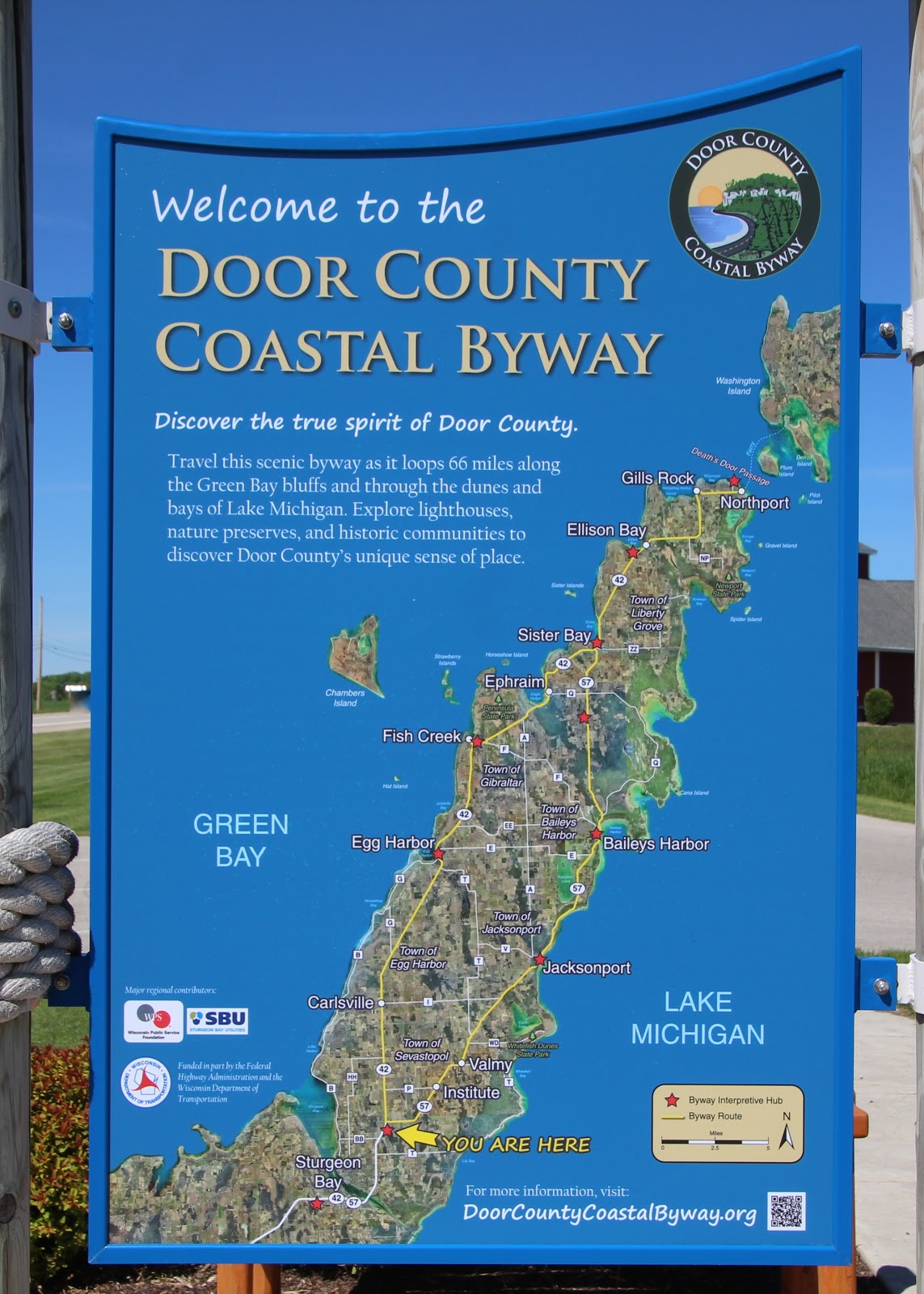 Wisconsin Historical Markers Door County Coastal Byway