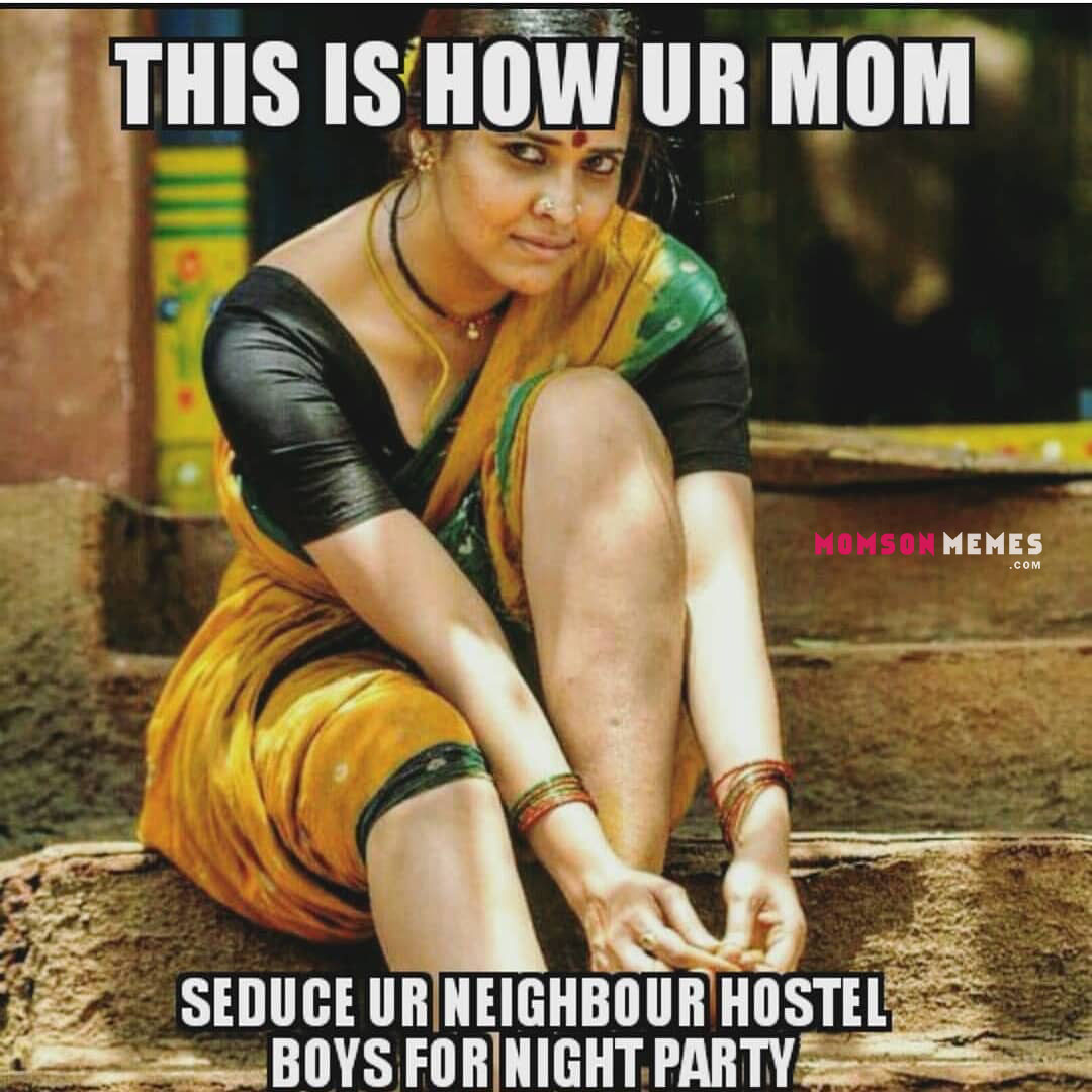 Mom seducing my neighbour hostel boys!