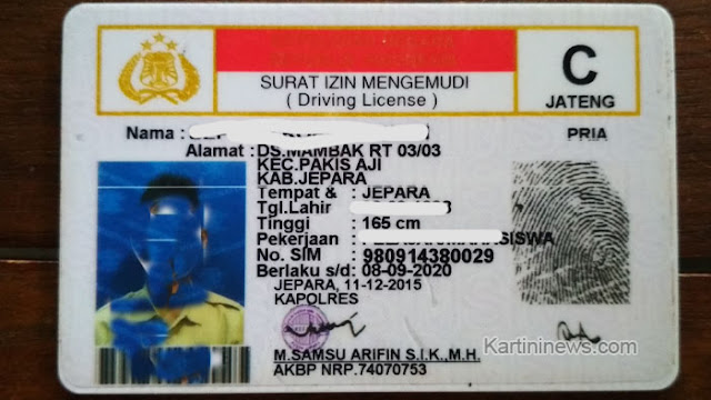 Cara membuat SIM di Polres Jepara