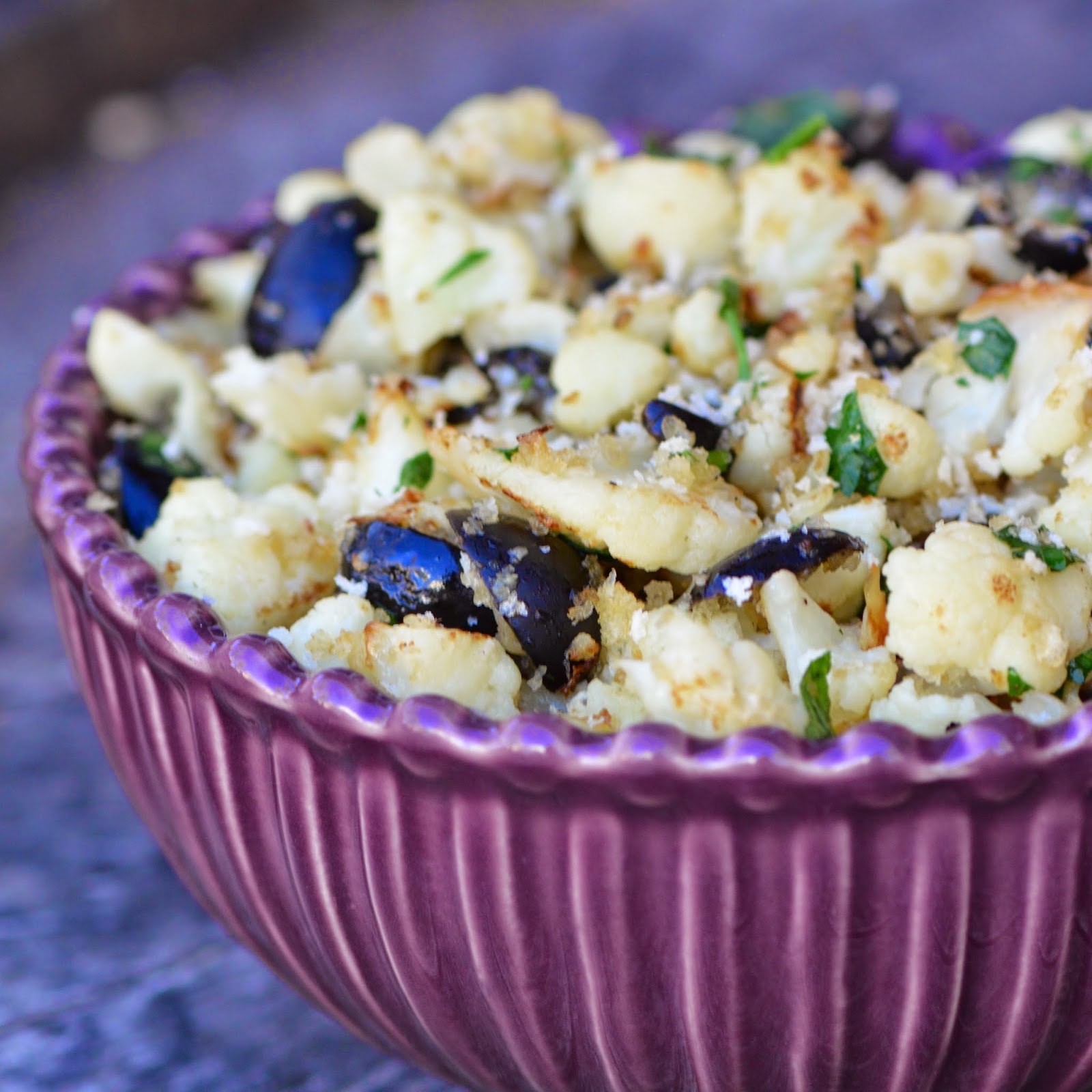 Seared Cauliflower and Olives Erin