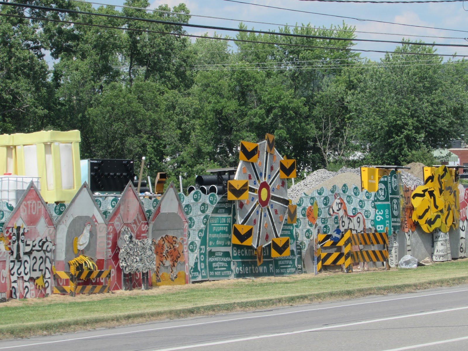 PennDOT Road Sign Sculpture Garden Interesting Pennsylvania and Beyond