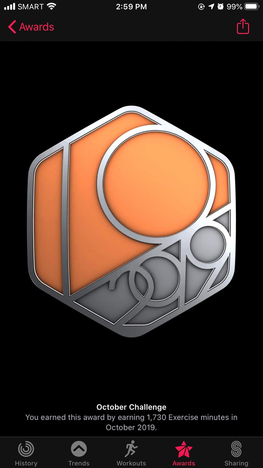 the billymacdeus' blog Apple Watch October Challenge