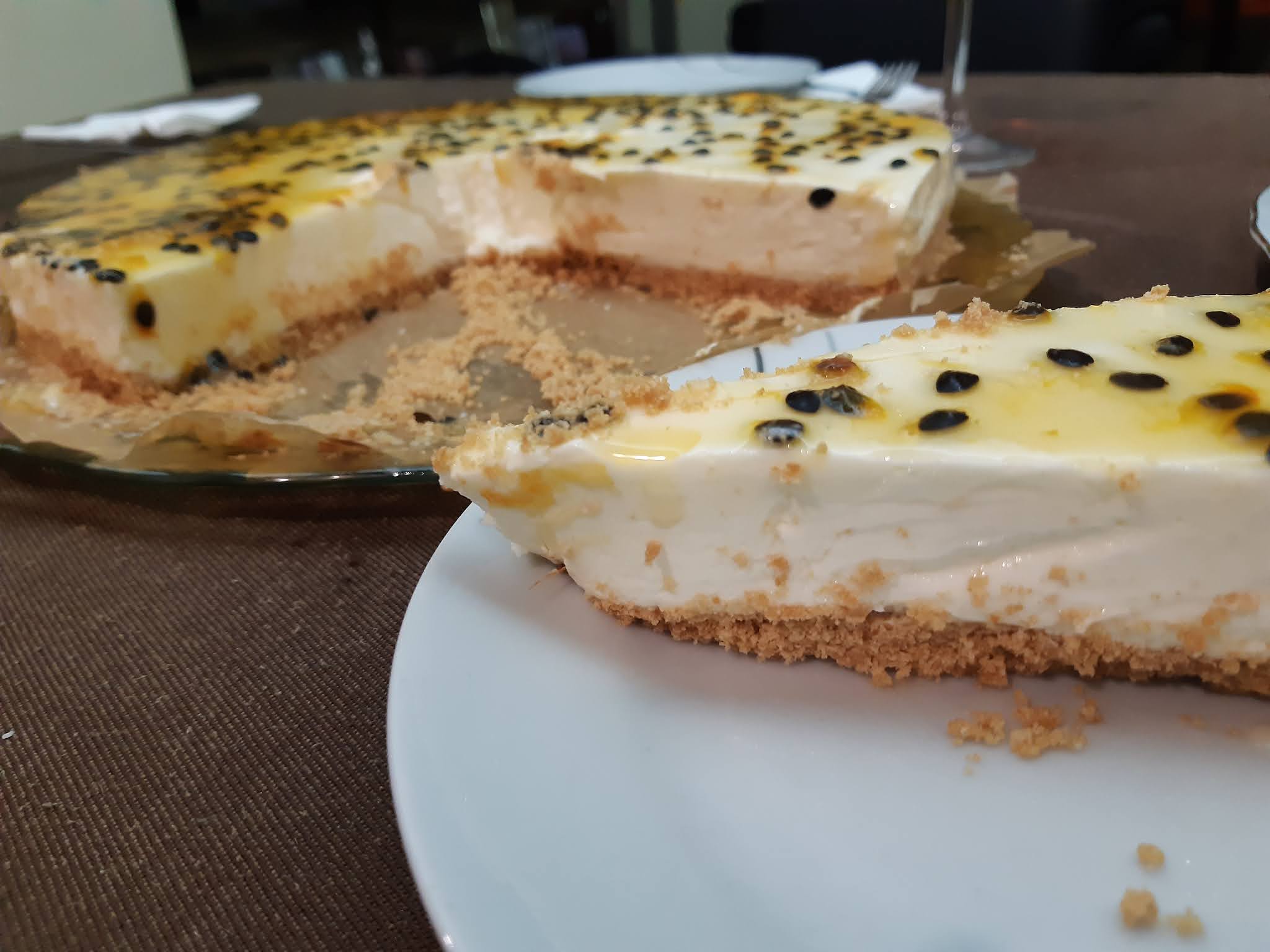 Cozinha da Tia Cris: Cheesecake de Maracujá