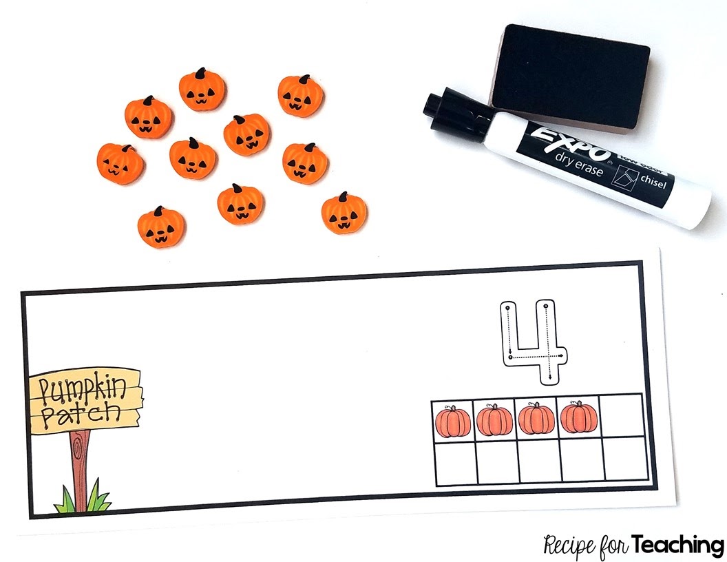 Counting Pumpkins - Recipe for Teaching