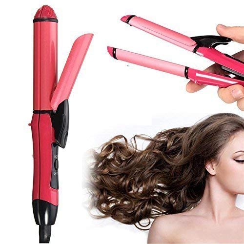 2 in 1 Hair Straightener and Curler hair straightening machine