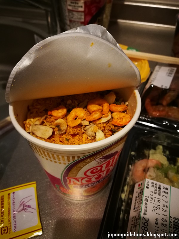 นิชชินรสต้มยำกุ้ง ของญี่ปุ่น