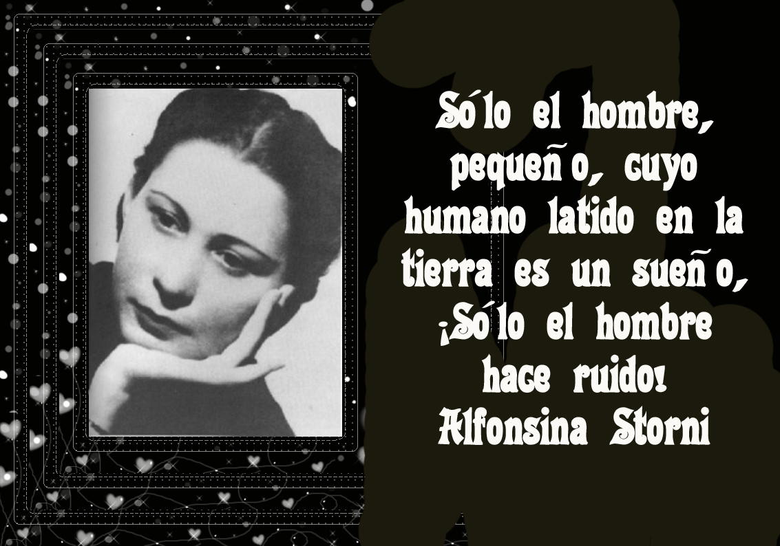 SOBERANO AMOR POR FANNY JEM WONG M.: EL RUEGO POR ALFONSINA STORNI