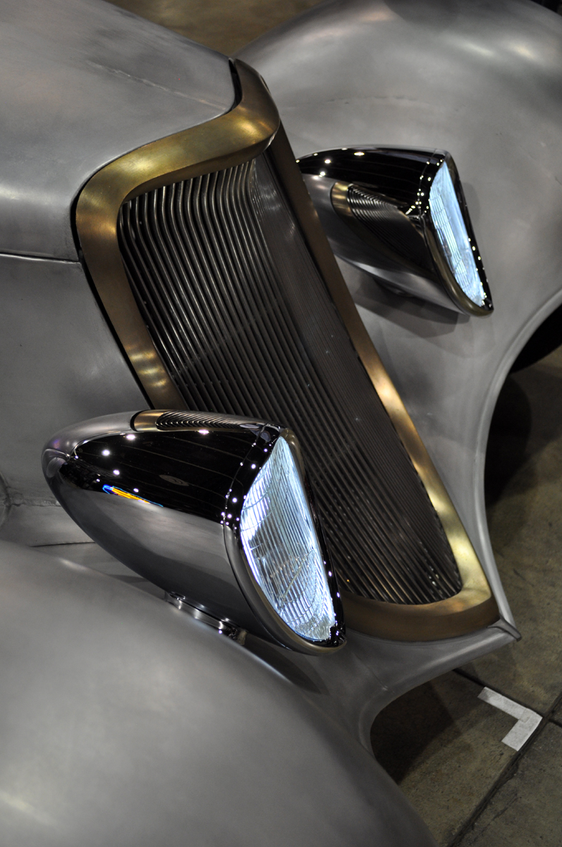 Steve's Auto Restoration has a striking aluminum hot rod, and cool