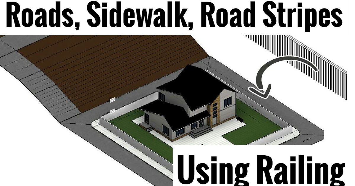 Revit Architecture Roads, Sidewalks, Curbs Tutorial (Updated Video) TEST.CADNEEDS
