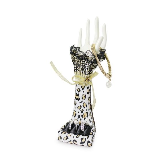#HD9497-BR Leopard Design Hand-Shaped Jewelry Display