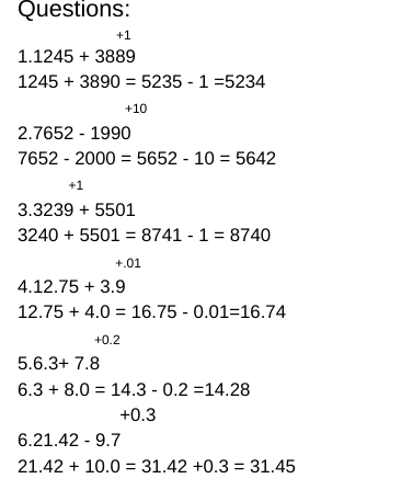 compensating rounding