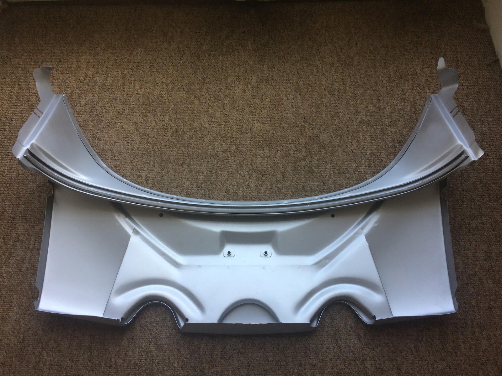 1965 VW Beetle Restoration New BBT rear valance