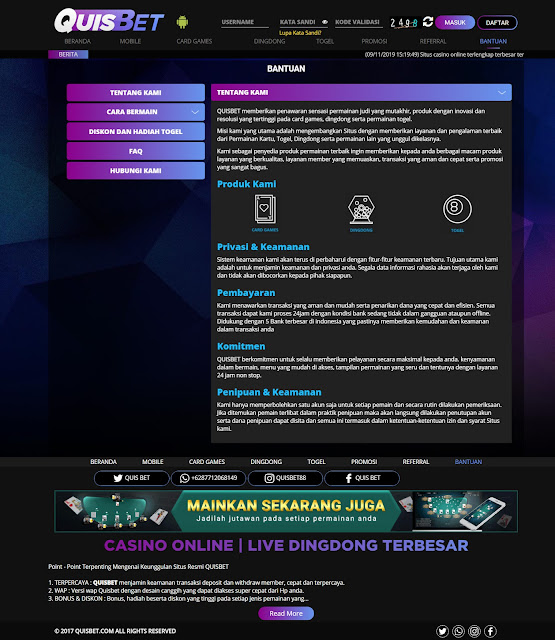 QUISBET BANTUAN BANDAR TOGEL TERPERCAYA